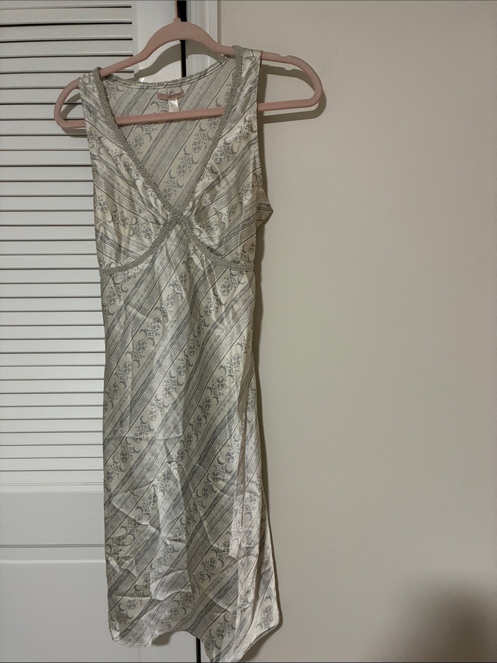 Donna Morgan silk slip sleeveless midi dress